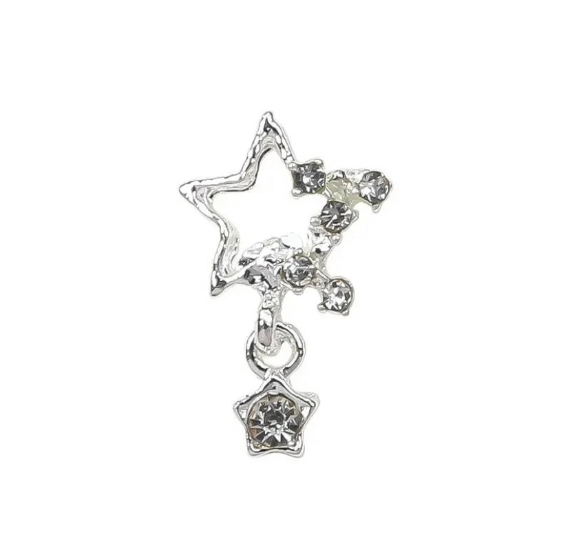 Star charms — 2 pieces