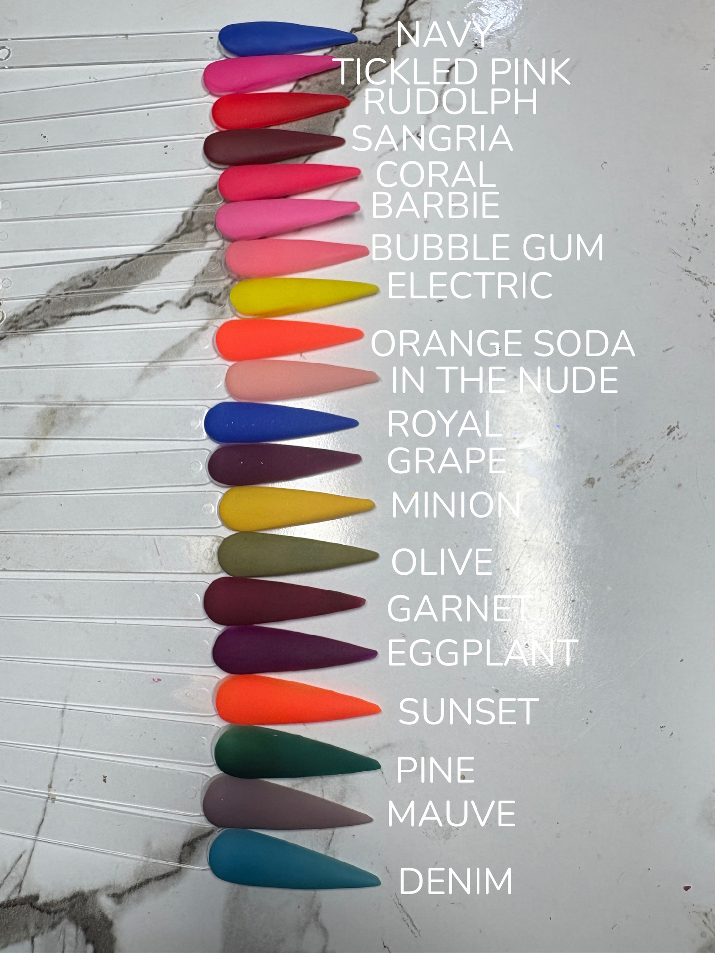 200g Refill Acrylic Powders - Buy 2 get 1 free!