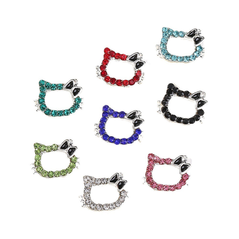 Blank hello kitty face charm — 2 pieces