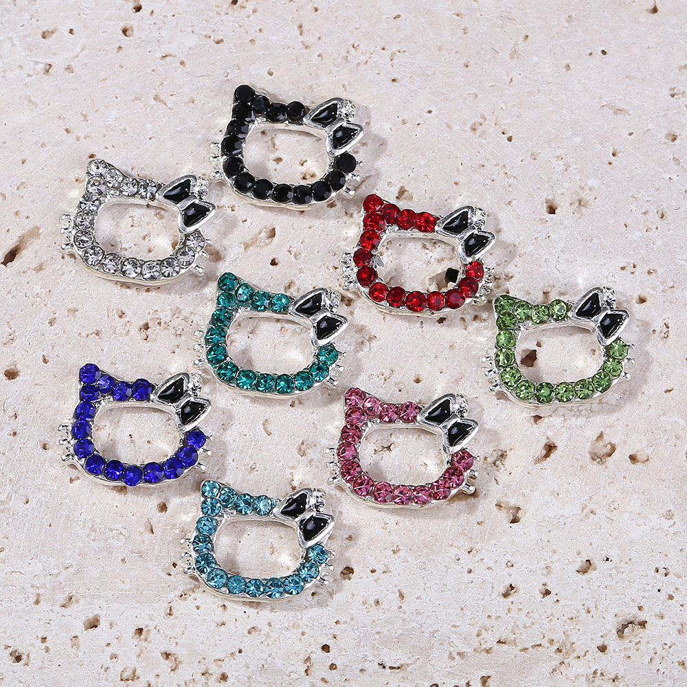 Blank hello kitty face charm — 2 pieces