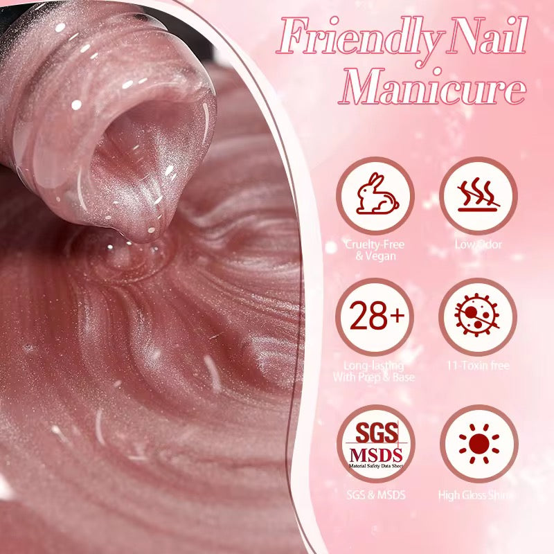 3D & Amber cat eye gel