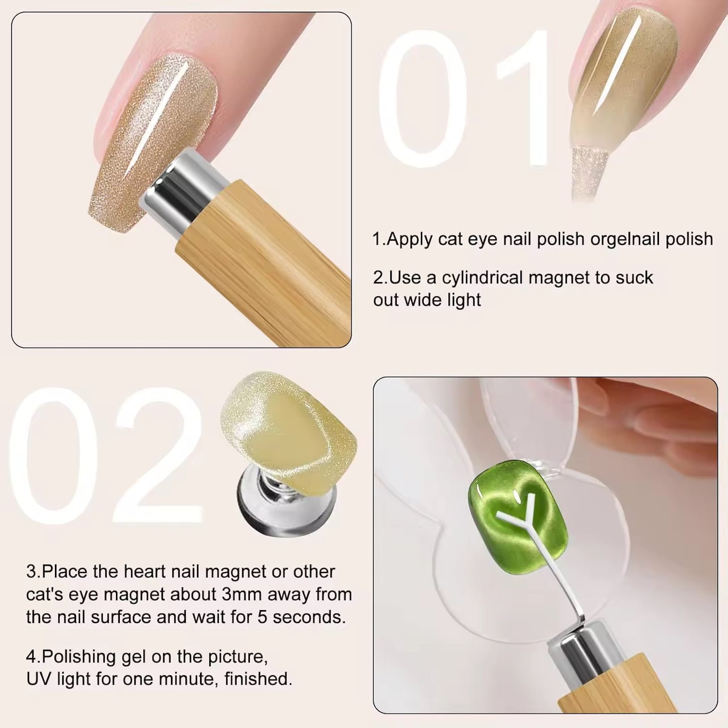 Love / Heart Cat Eye Magnet Extension