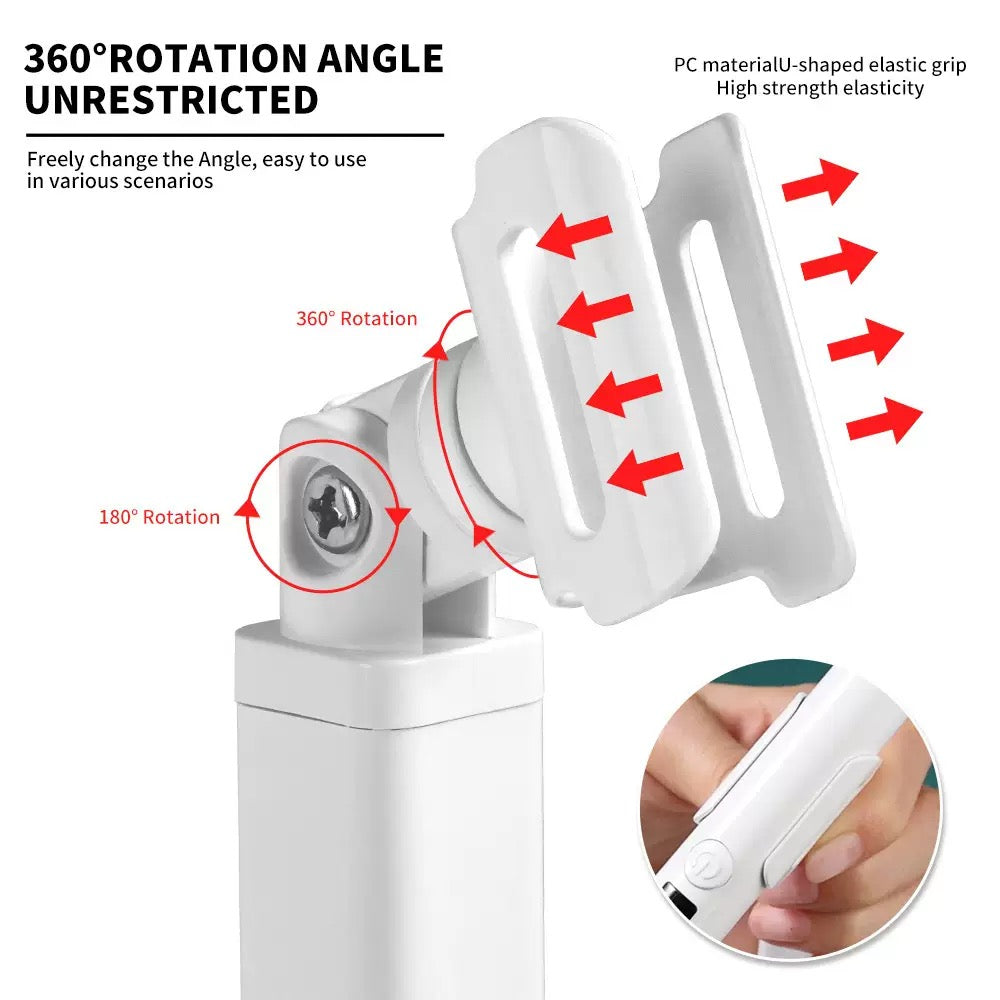 Rechargeable Flashlight LED Lamp With Stand