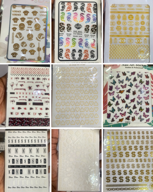 10 pieces sticker bundle