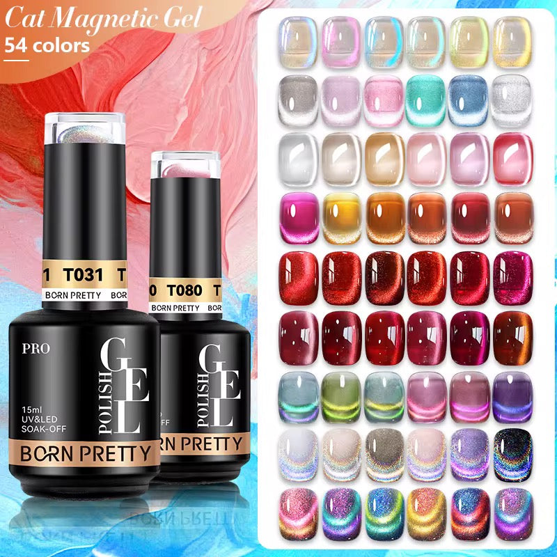 3D & Amber cat eye gel