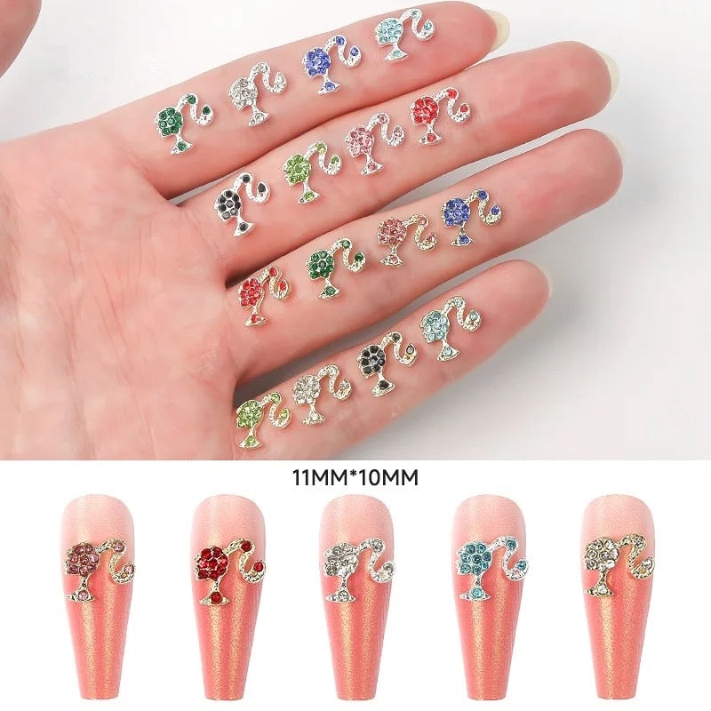 Zircon Barbie heads - 2 pieces