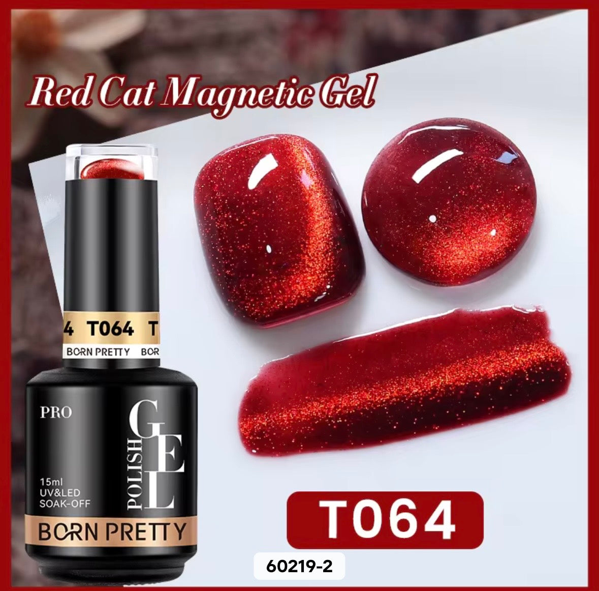 3D & Amber cat eye gel