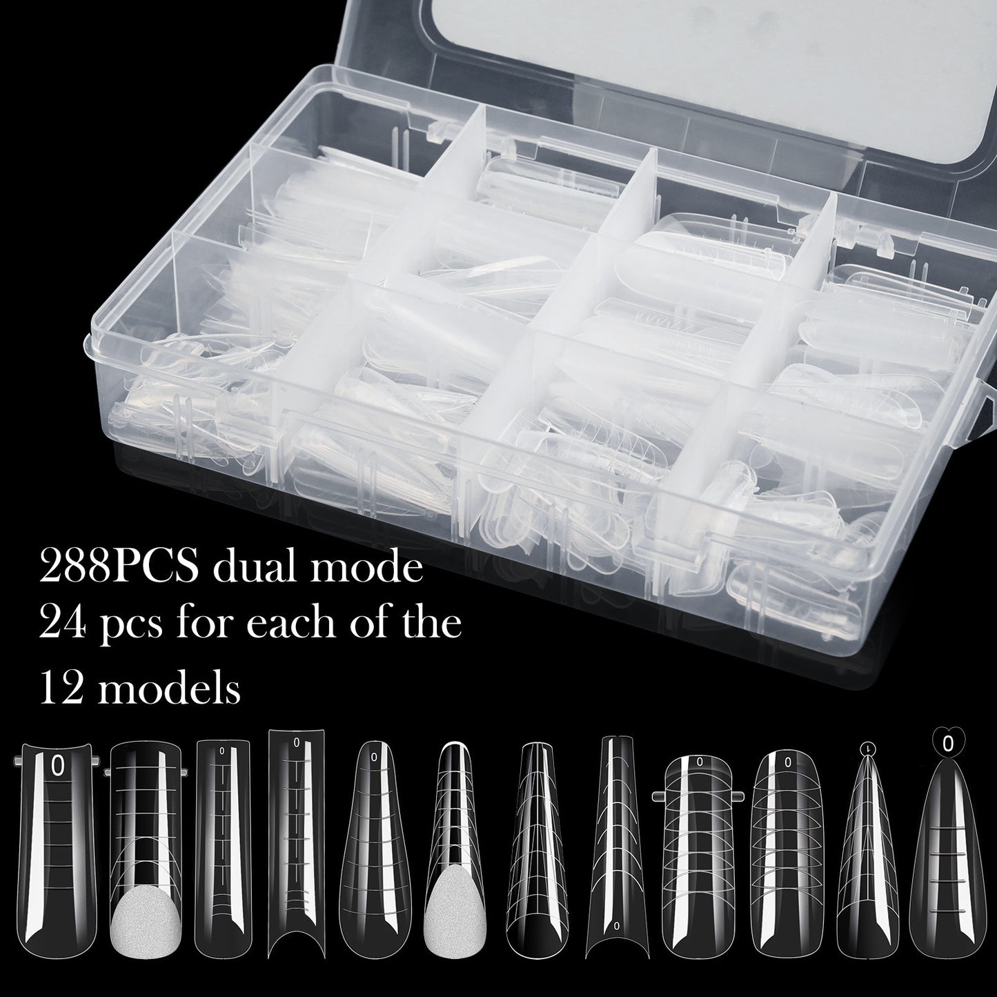 Polygel nail forms