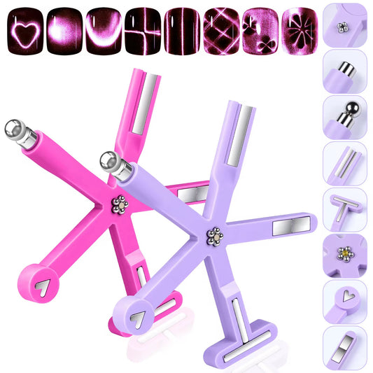 8 in 1 Starfish Cat Eye Magnet