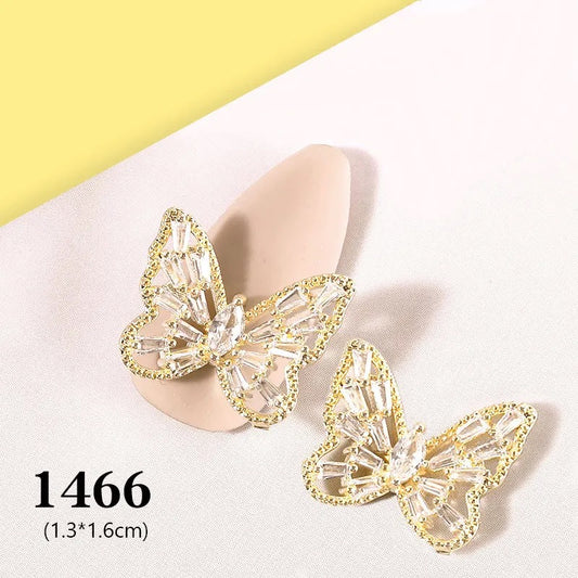Luxury Butterfly Charm — 2 pieces