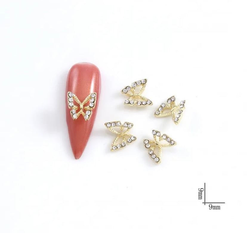 Zircon Butterfly — 2 pieces