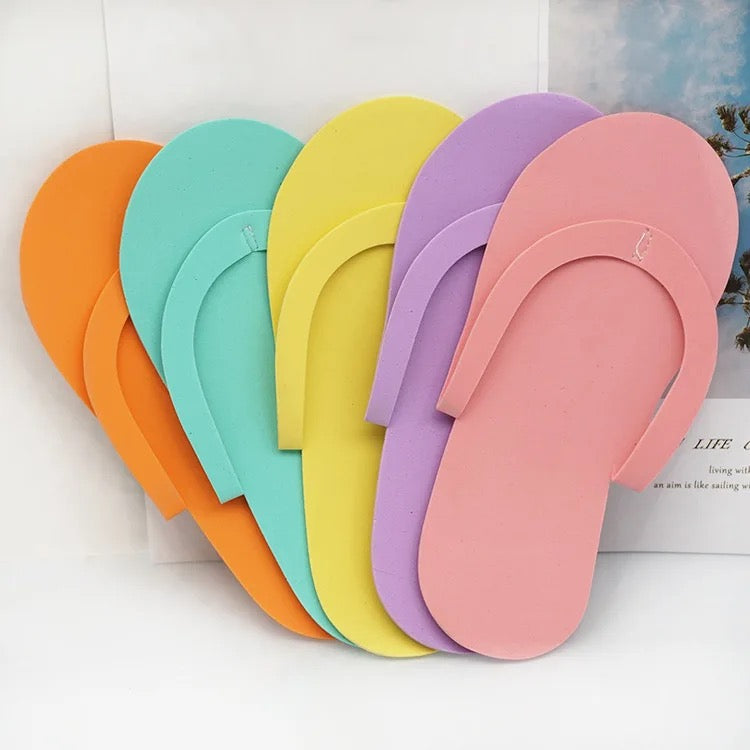 Disposable Pedicure Slippers — 10 pairs