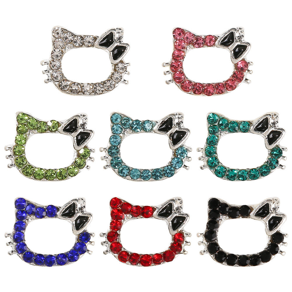 Blank hello kitty face charm — 2 pieces