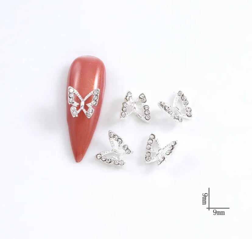 Zircon Butterfly — 2 pieces