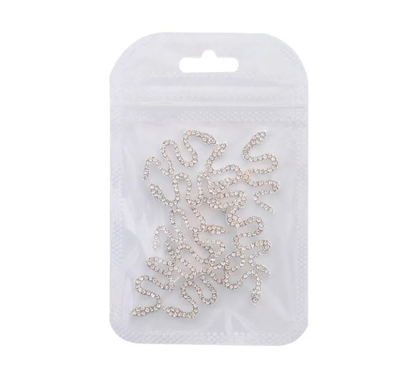 Zircon Snake Charm — 2 pieces