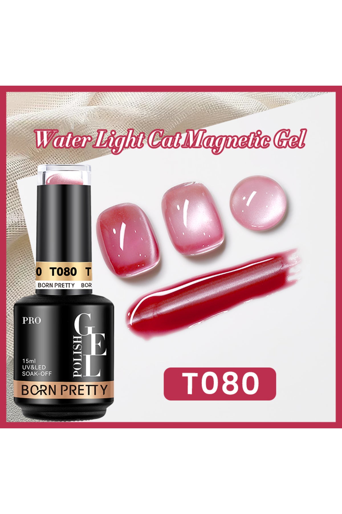 3D & Amber cat eye gel