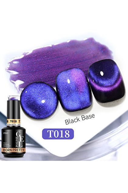 3D & Amber cat eye gel