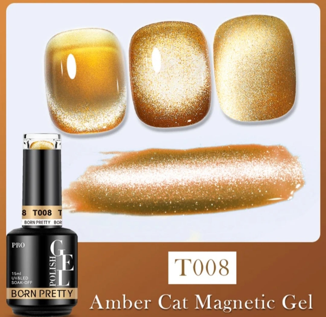 3D & Amber cat eye gel